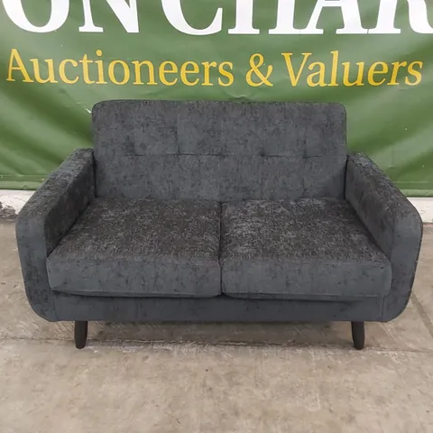 DESIGNER OSLO 2 SEATER FABRIC UPHOLSTERED SOFA