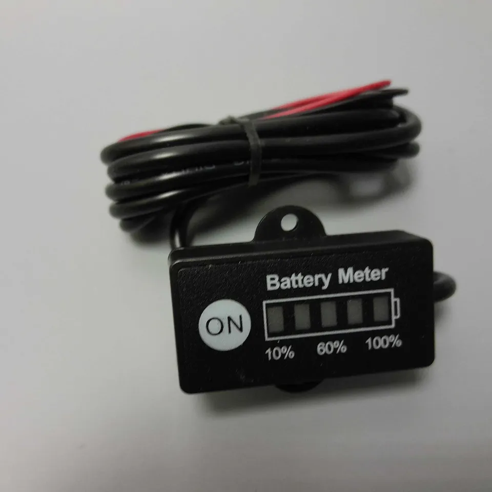APPROXIMATELY 3 JAYRON MINI LED BATTERY INDICATOR DC 12/24V BATTERY FUEL GAUGES 