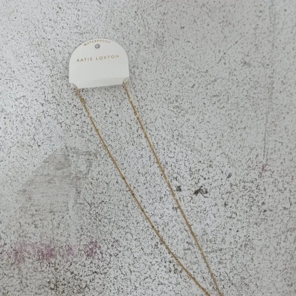 KATIE LOXTON GOLD-TONE NECKLACE