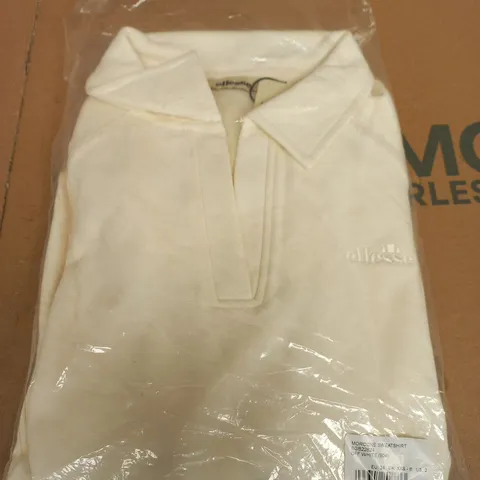 ELLESSE MORCONE SWEATSHIRT – OFF WHITE, UK XXS 