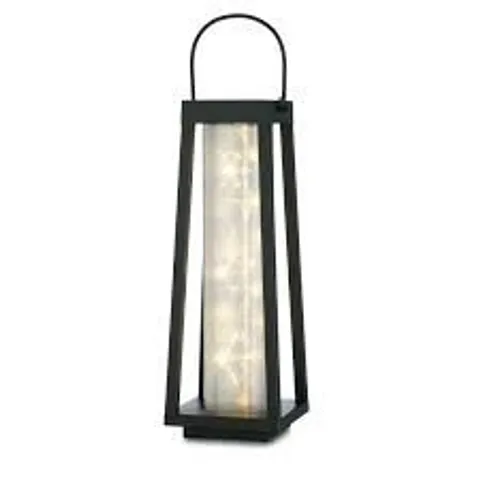 GARDEN REFLECTIONS WARM WHITE 3D EFFECT LED SOLAR LANTERN