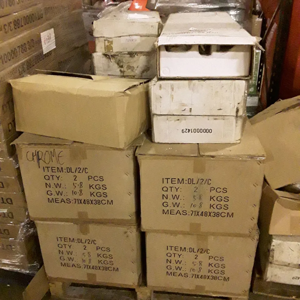 PALLET OF BRAND NEW HOMEWARE STOCK INCLUDING LAMPS & CHRISTMAS CARDS