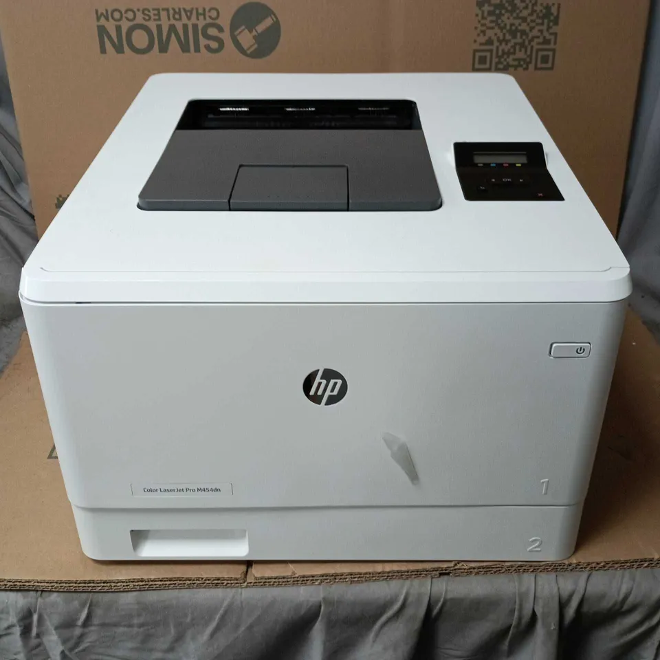 HP COLOR LASER JET PRO M454DN PRINTER, NO ACCESSORIES