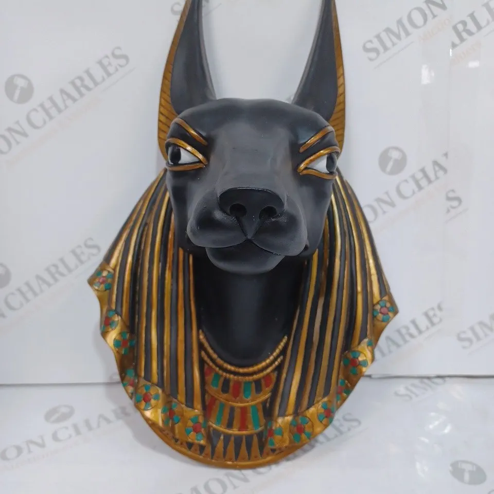 TOSCANO ANUBIS THE JACKAL GOD PLAQUE