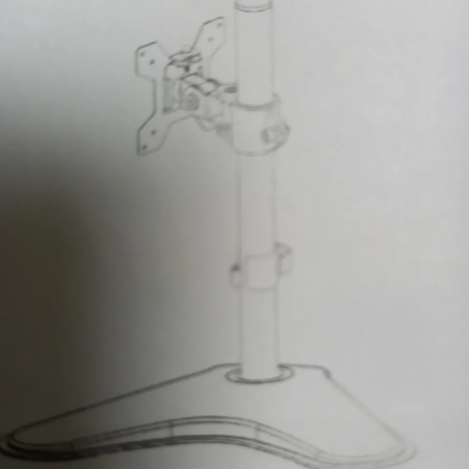 BOXED ADJUSTABLE TV STAND HEIGHT 360 ROTATIONAL WITH 45 DEGREE TILT 