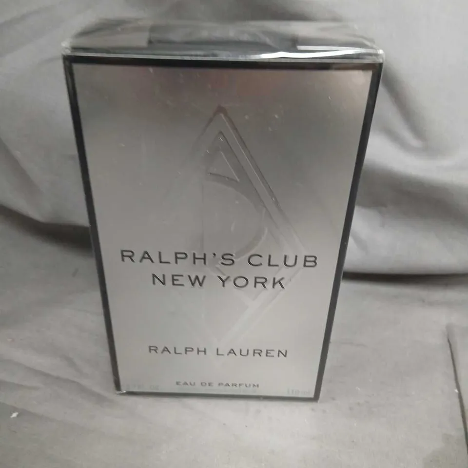 BOXED AND SEALED RALPH'S CLUB NEW YORK RALPH LAUREN EAU DE PARFUM 110ML