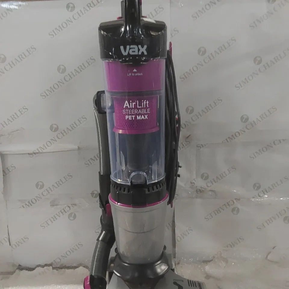 BOXED VAX AIRLIFT STEERABLE PET MAX VACUUM CLEANER