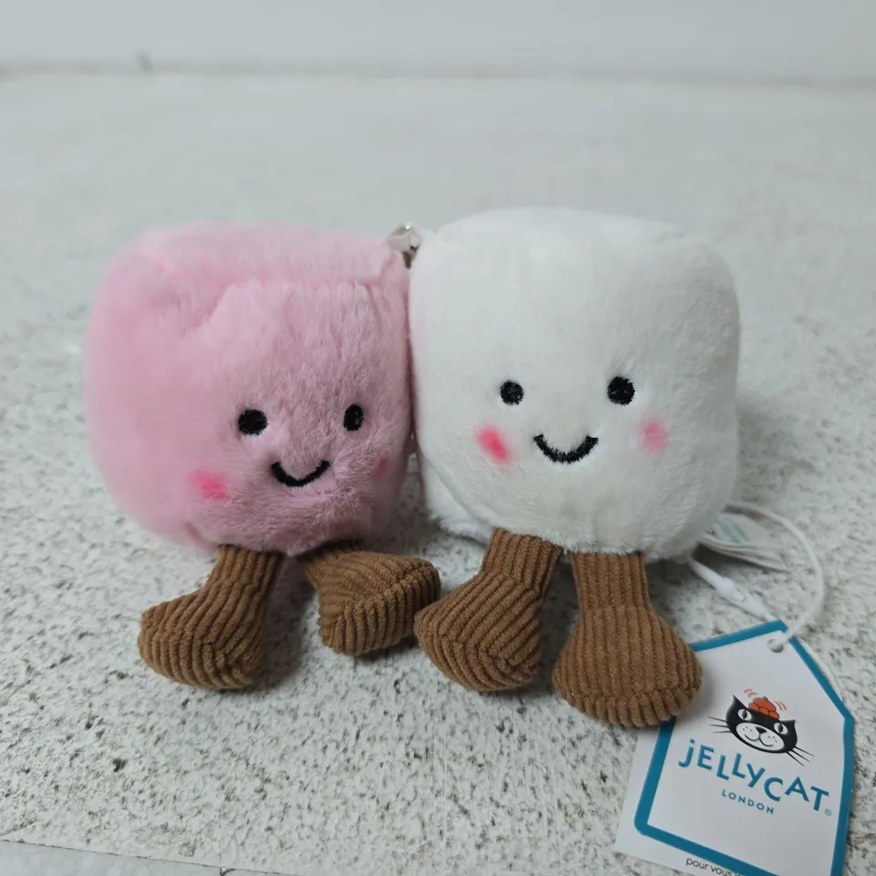 JELLYCAT LONDON MARSHMALLOW BAG CHARMS