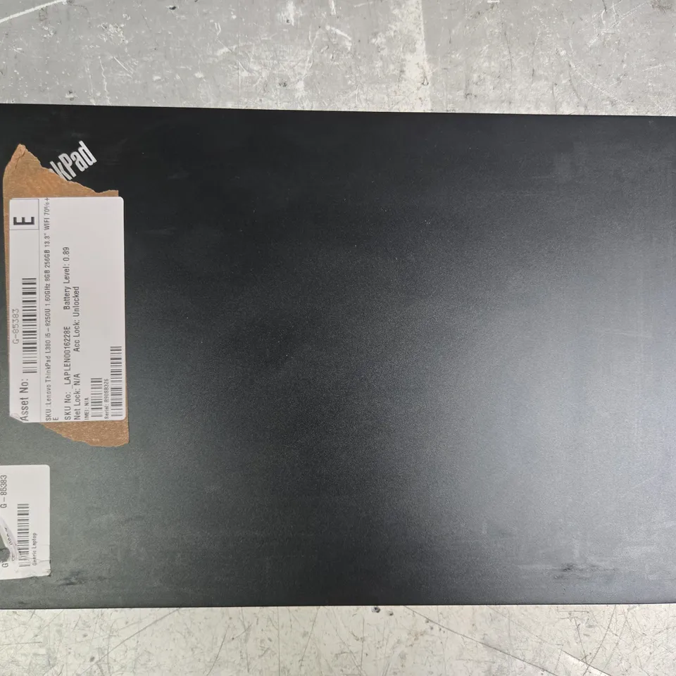 LENOVO L380 THINKPAD LAPTOP IN BLACK