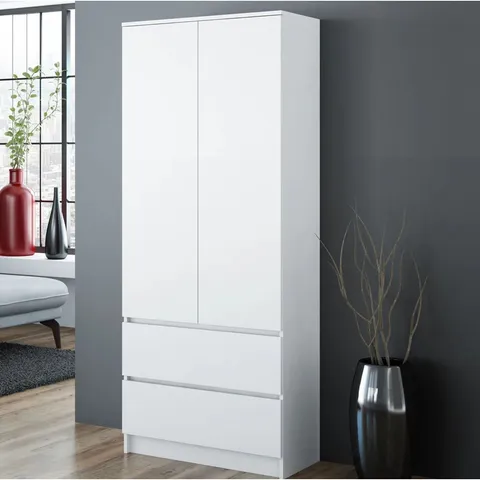 BOXED CROFT 2 DOOR WARDROBE (3 BOXES)