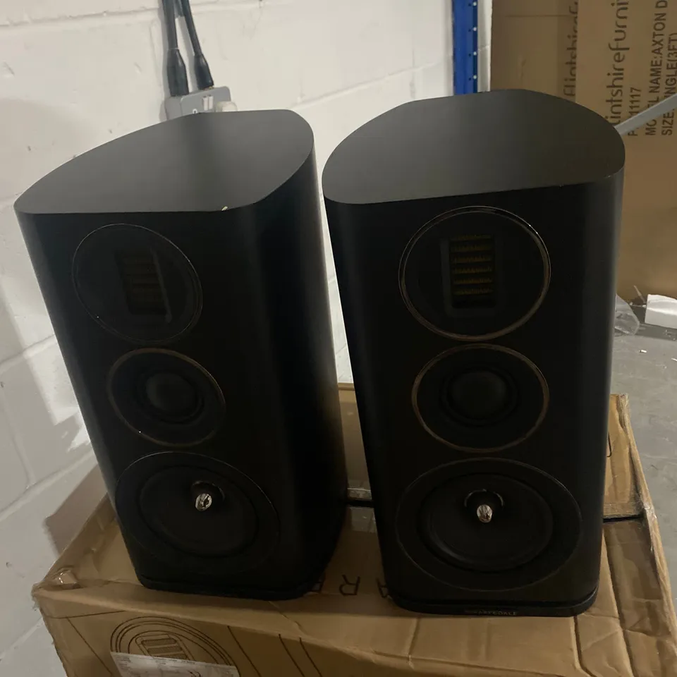 BOXED PAIR OF WHARFDALE EVO 4.2 LOUDSPEAKERS 