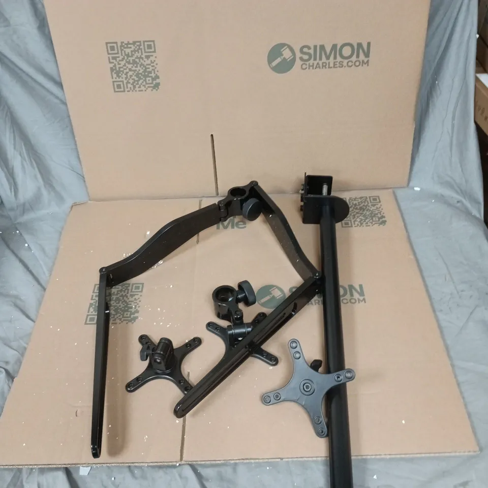 DUAL MONITOR MOUNT CLAMP TYPE (NO SCREWS INCLUDED)