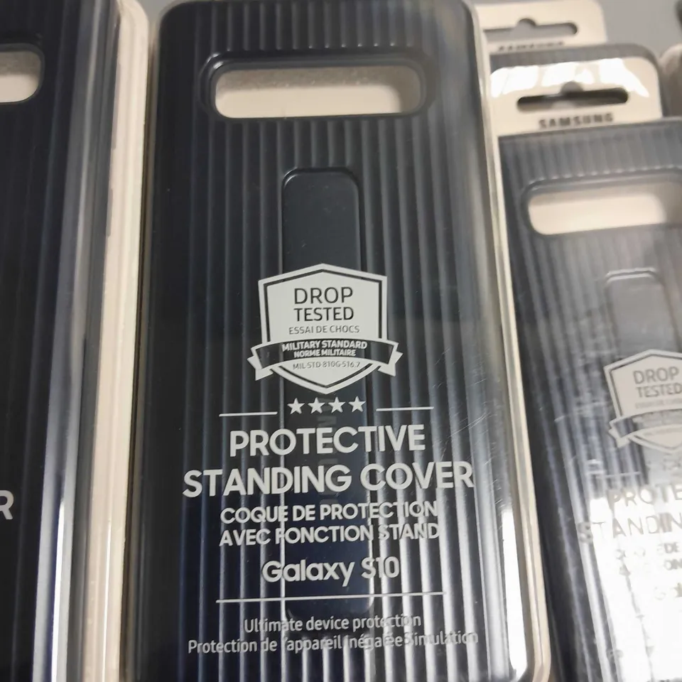 LOT OF 15 SAMSUNG GALAXY S10 PROTECTIVE STANDING COVERS