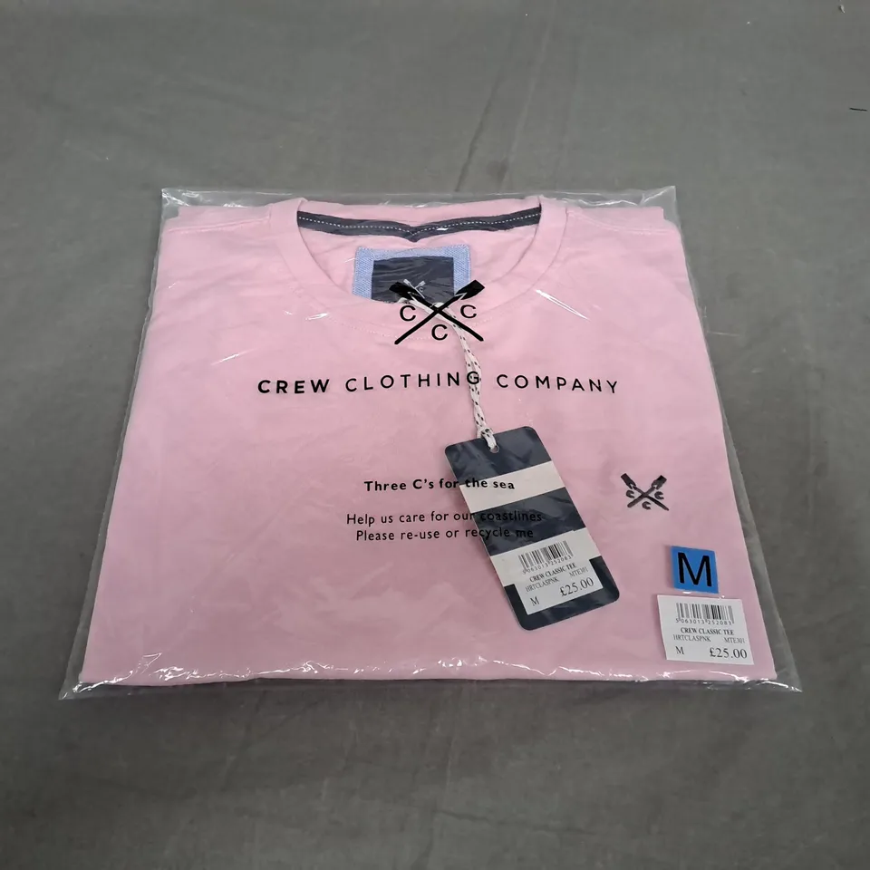 BAGGED CREW CLOTHING COMPANY CLASSIC CREW TEE SIZE M