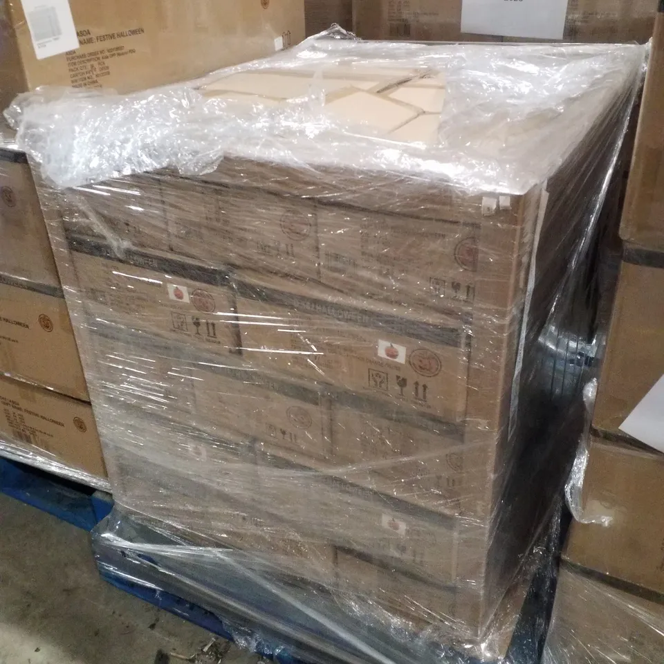 PALLET CONTAINING APPROXIMATELY 35 BOXES OF 6 BRAND NEW CERAMIC LED PUMPKINS 