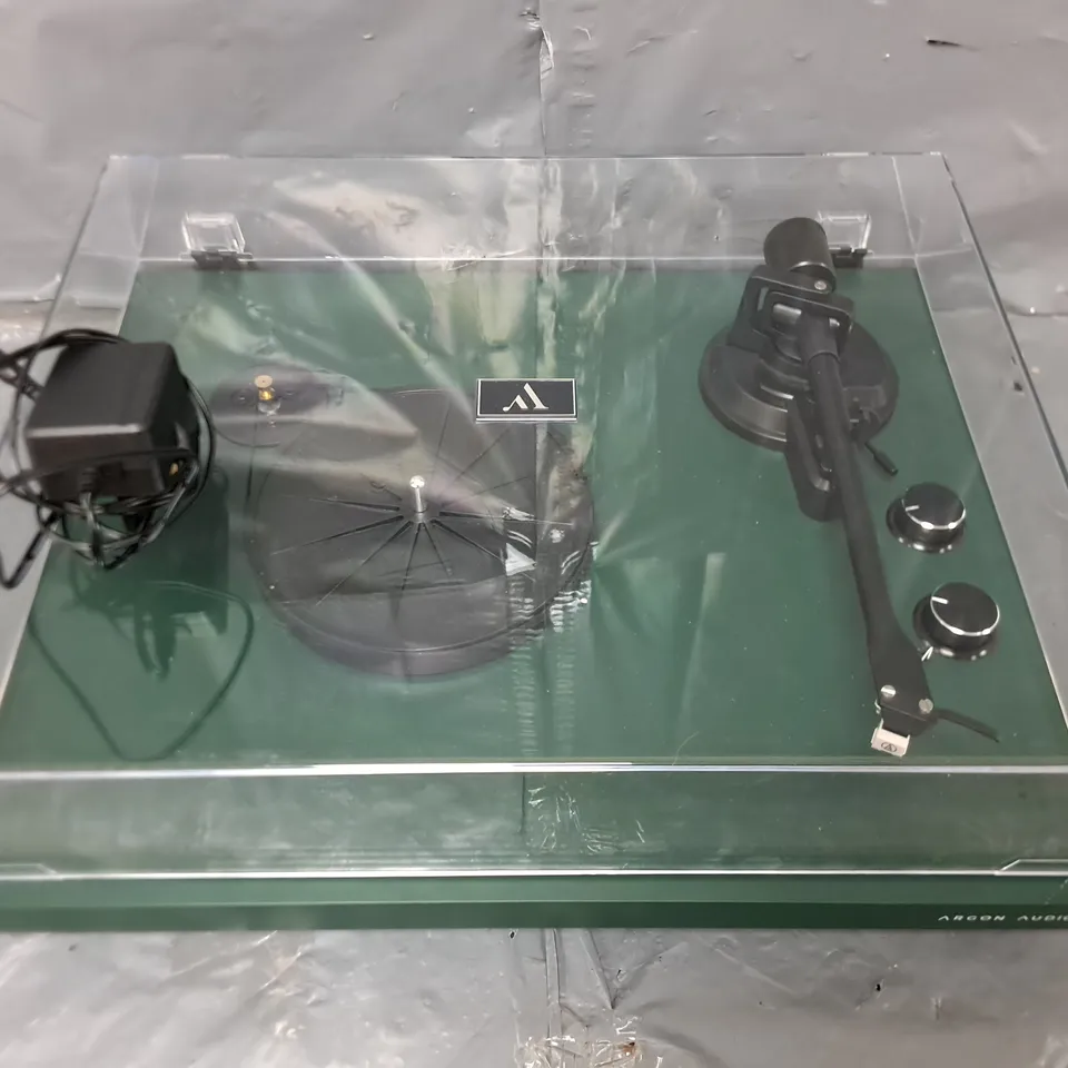 ARGON AUDIO TT MK2 GREEN	BUILT-IN PHONO PRE-AMP TURNTABLE