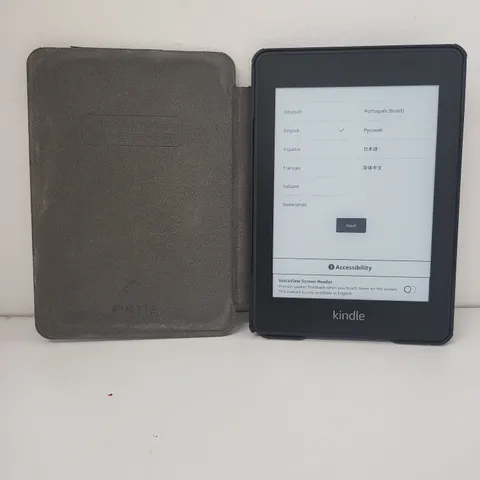 AMAZON KINDLE PAPERWHITE MODEL PQ94WIF WITH FLIP CASE