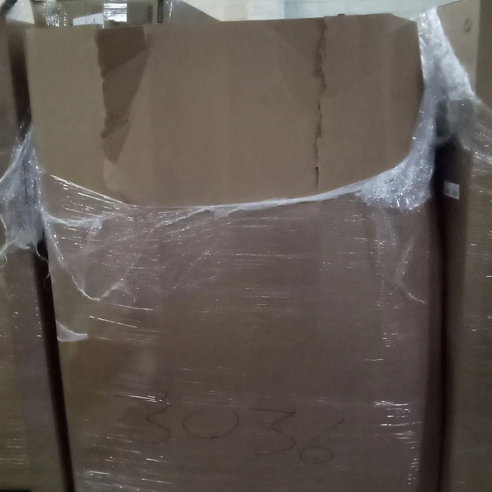 PALLET OF ASSORTED ITEMS INCLUDING MULTIFUNCTIONAL RICE COOKER, AIR MULTIPLIER TOWER FAN, DEWALT SHOP VAC, LED CEILING LAMP, AIR FRYER  