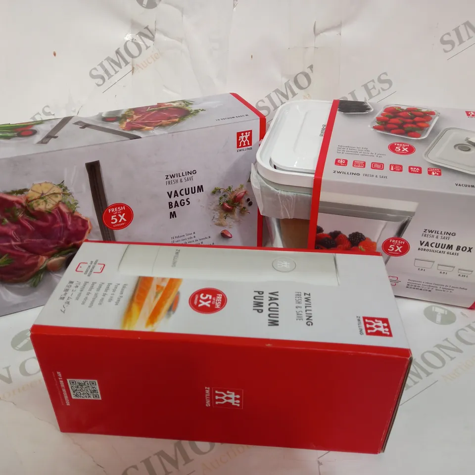 ZWILLING FRESH & SAVE 14 PIECE VACUUM FOOD STORAGE SYSTEM