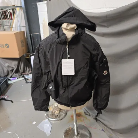 MONCLER BLACK HOODED JACKET – MEN'S, SIZE M