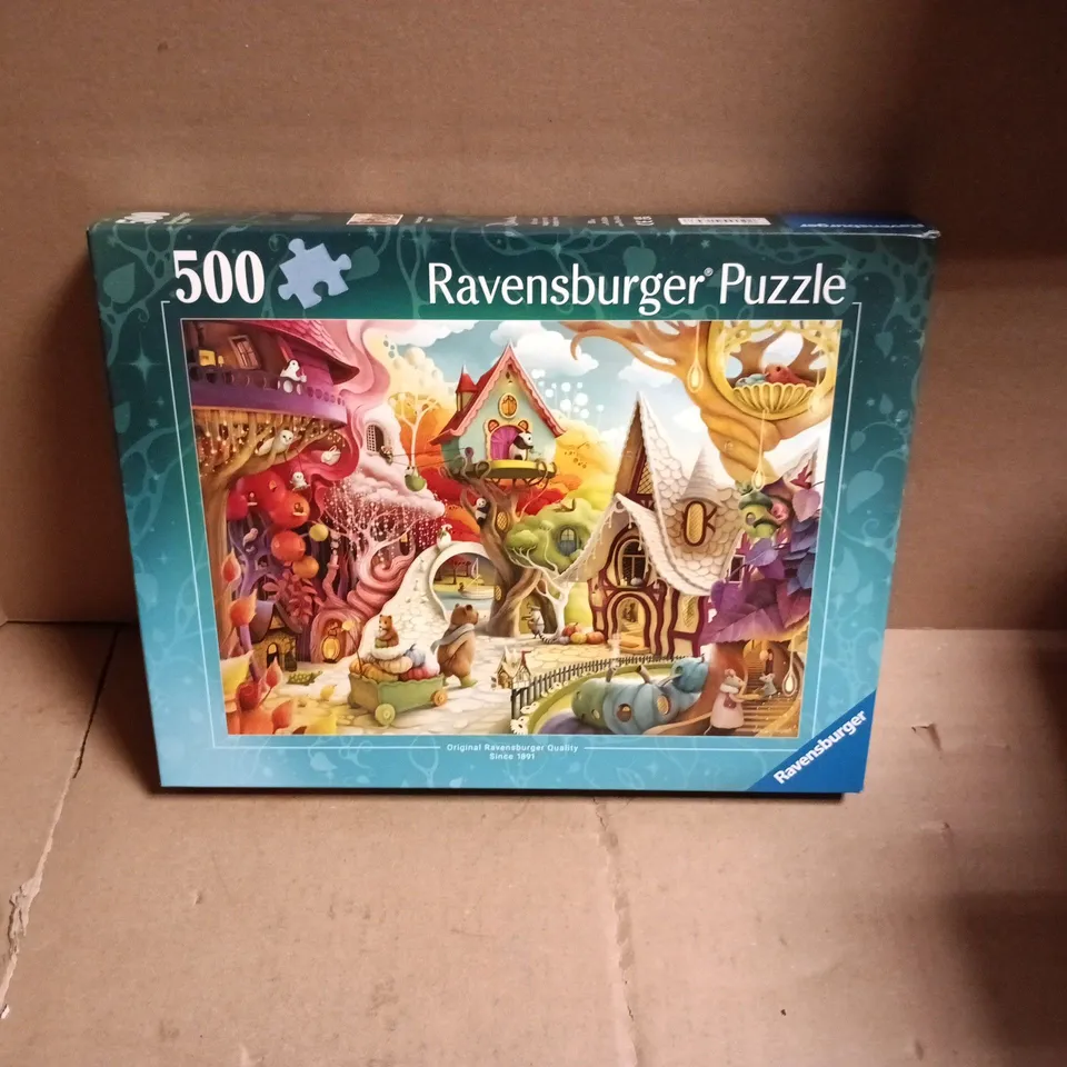 SEALED RAVENSBURGER 500-PIECE PUZZLE - HOME SWEET HOME