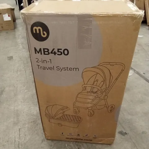 BOXED MYBABIIE MB450 TRAVEL SYSTEM 