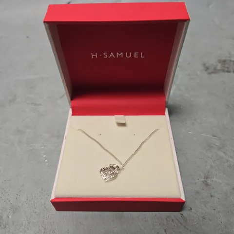 H SAMUEL HEART PENDANT NECKLACE 