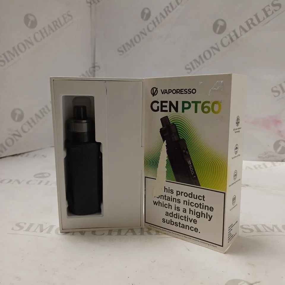 BOXED VAPORESSO GEN PT60 - DARK BLACK.