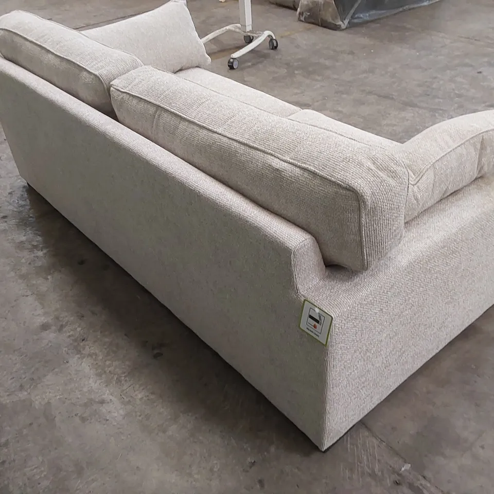 DESIGNER COTTAGE 4 SEATER FABRIC UPHOLSTERED SOFA