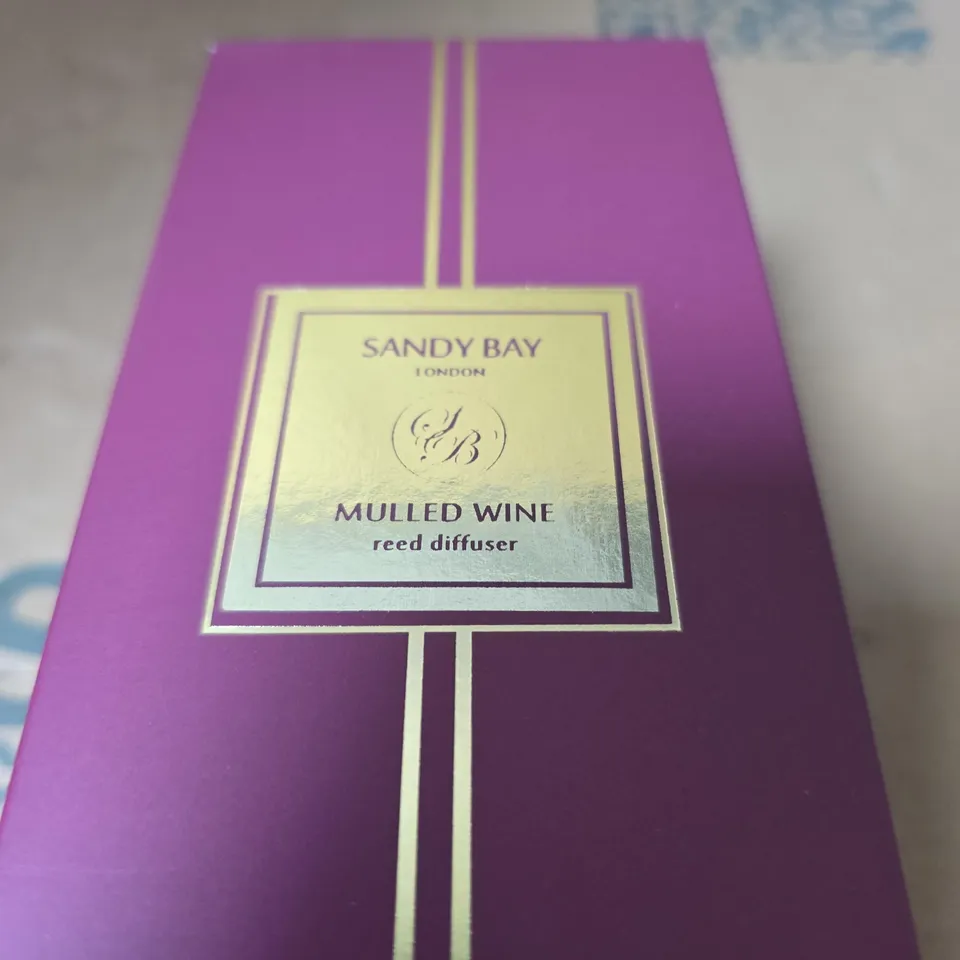 BOX OF SIX SANDY BAY LONDON MULLED WINE REED DIFFUSERS
