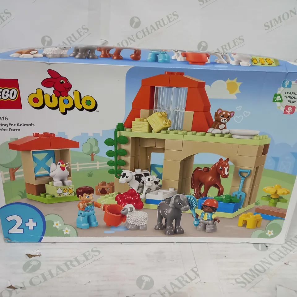 LEGO DUPLO CARING FOR ANIMALS AT THE FARM 10416