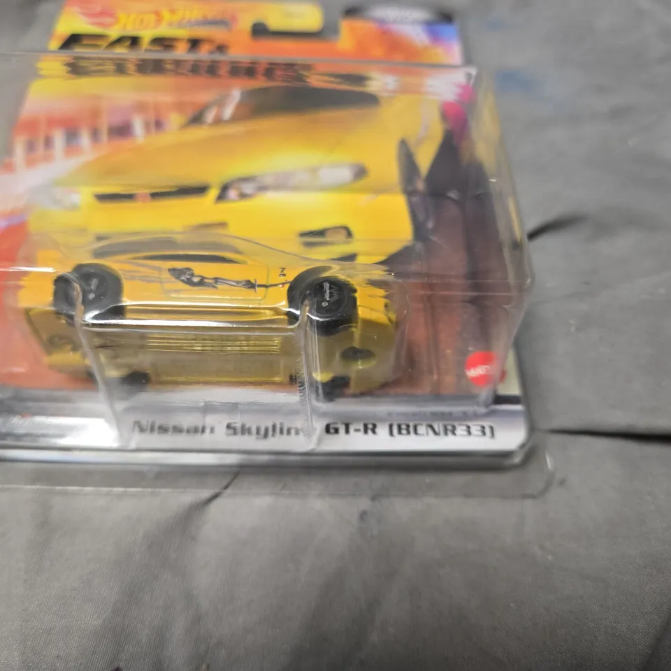 HOT WHEELS PREMIUM NISSAN SKYLINE GT-R (BNR33) – FAST & FURIOUS