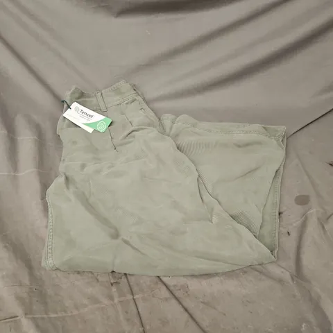 WHITE STUFF SASHA WIDE LEG TROUSER IN DUSTY GREEN SIZE 10/R