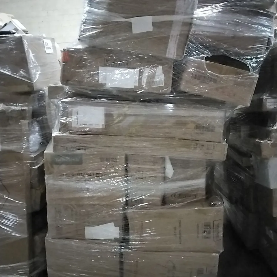 PALLET OF HOUSEHOLD ITEMS TO INCLUDE CHRISTMAS TREES AND OTHER ASSORTED ITEMS...