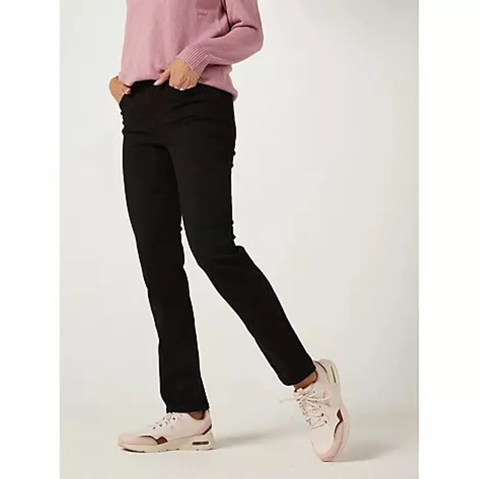 NYDJ SHERI SLIM LEG JEAN - BLACK SIZE 18