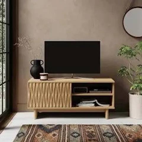 BOXED INGA SMALL SIDEBOARD OAK EFFECT