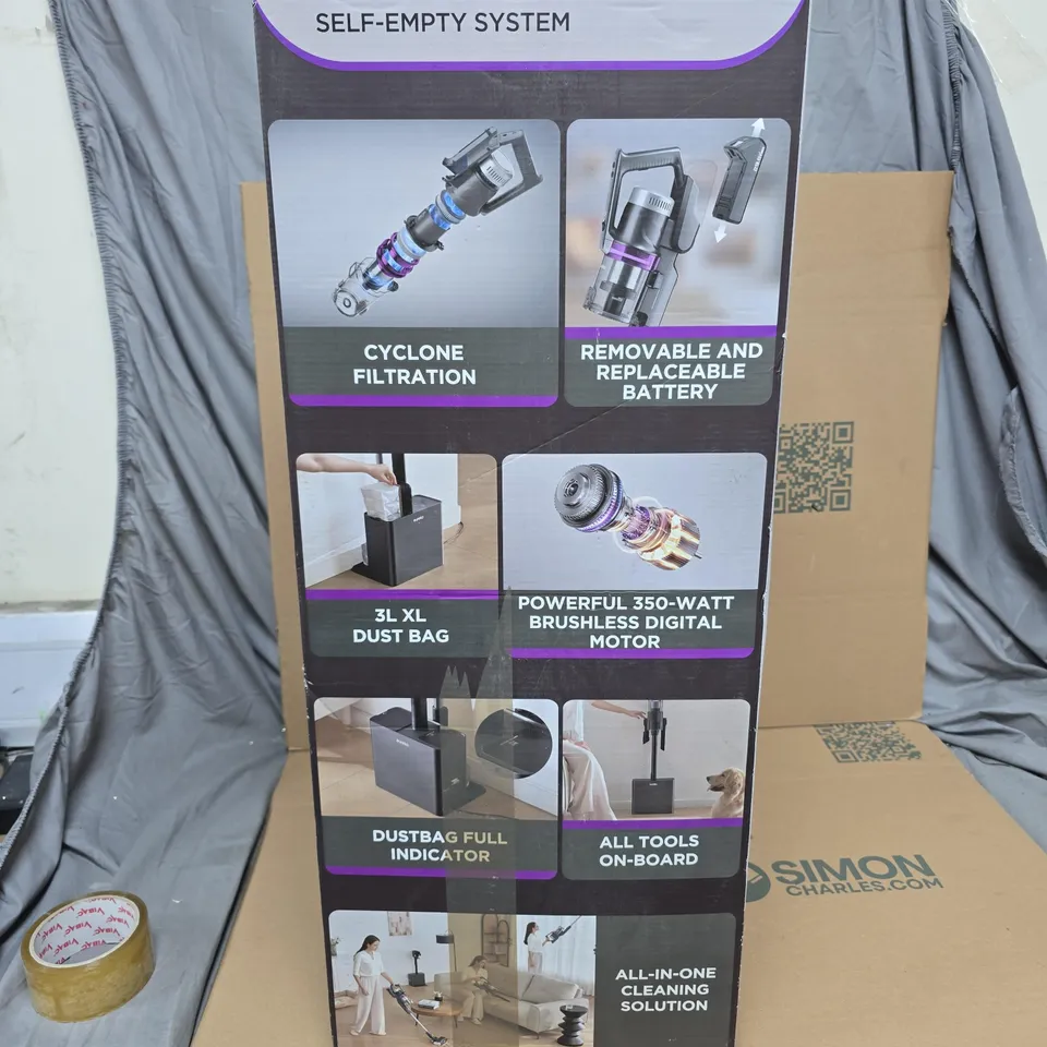 EUREKA STYLUS ELITE CORDLESS STICK VACUUM WITH SELF-EMPTY STATION –