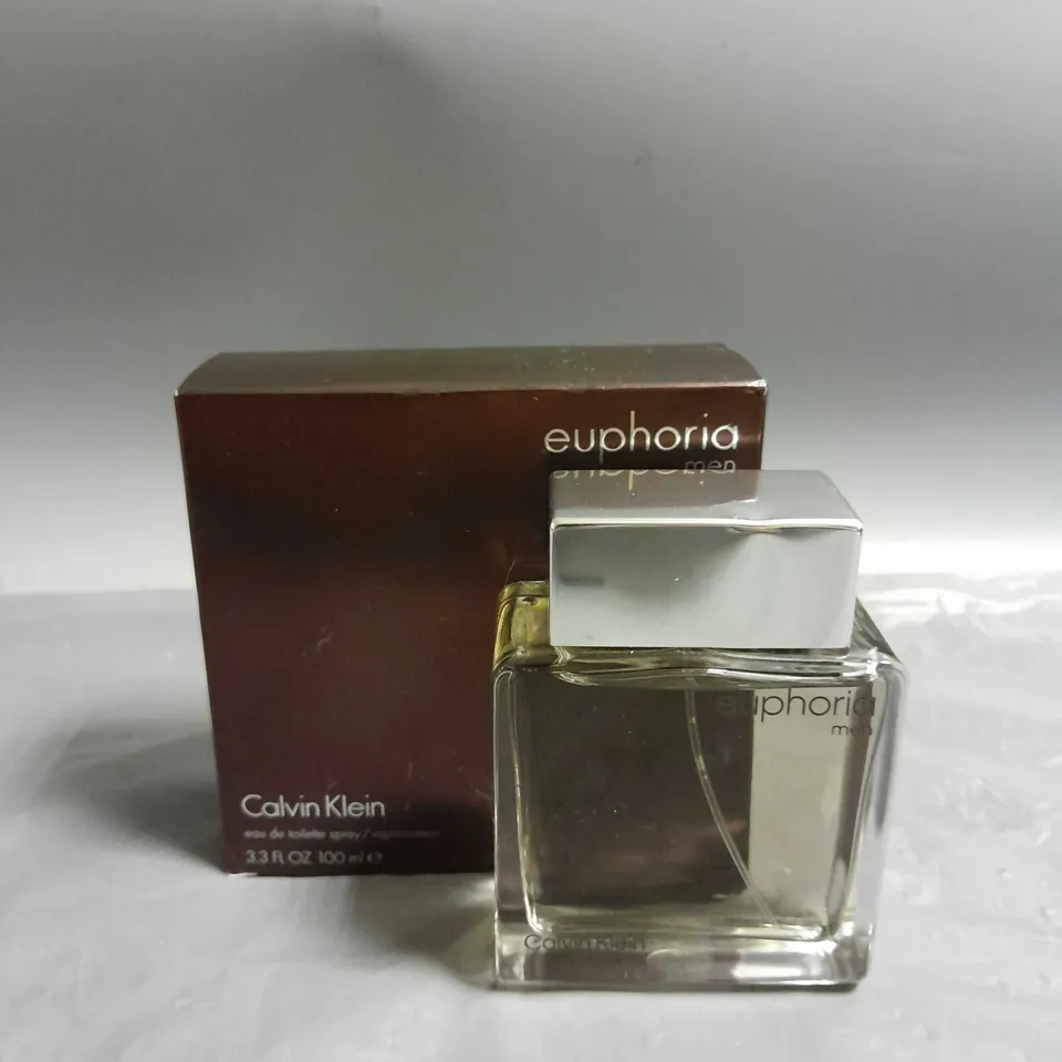 BOXED CALVIN KLEIN EUPHORIA MEN EAU DE TOILETTE SPRAY 100ML