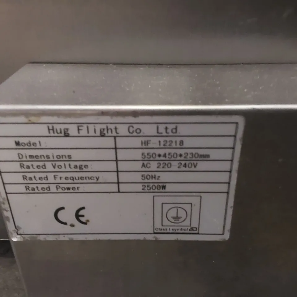 HUG FLIGHT HF-12218 ELECTRIC GRIDDLE