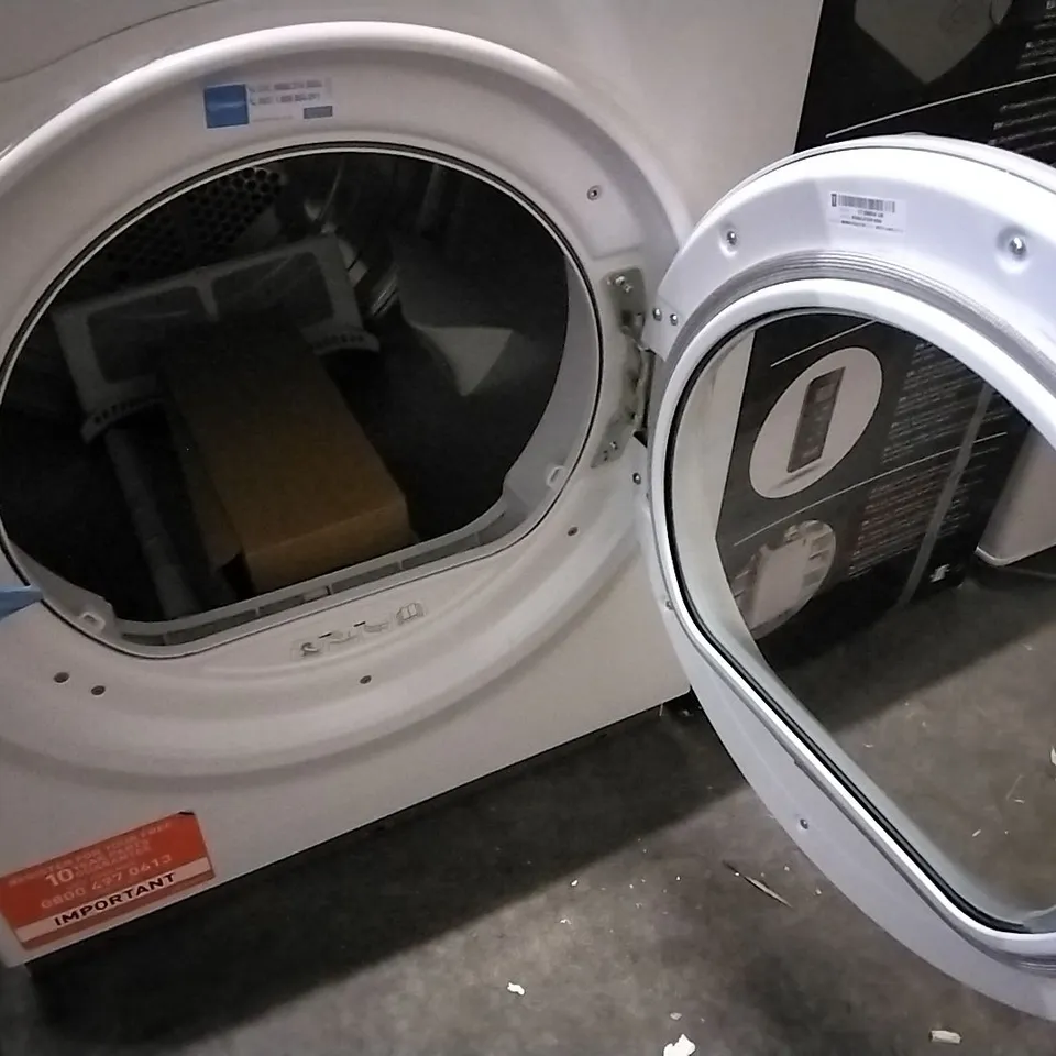 INDESIT 8KG FREESTANDING DRYER IN WHITE - I1D80WUK