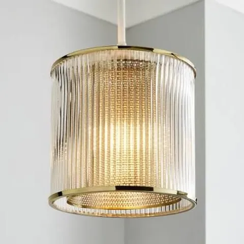 BOXED KRUZE GLASS EASY FIT PENDANT SHADE