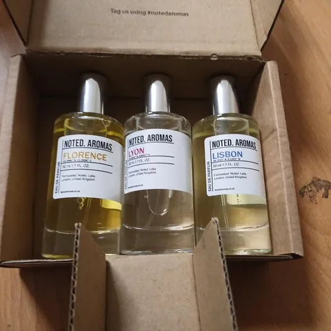 NOTED AROMAS THREE FRAGRANCE GIFT SET