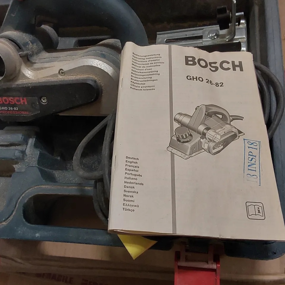 BOSCH GHO 26-82 D 2.6MM ELECTRIC PLANER 240V