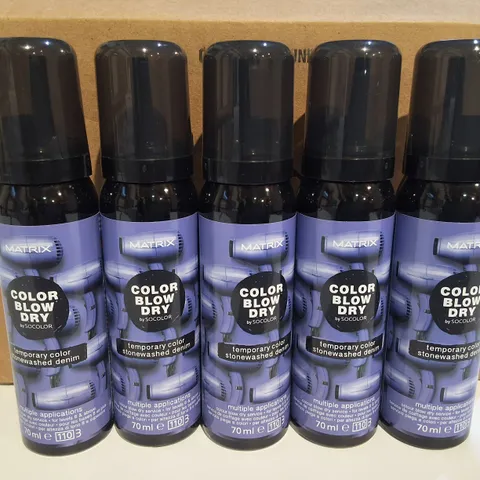 LOT OF 7 24-PACKS OF MATRIX 70ML TEMP COLOUR BLOW DRY 70ML