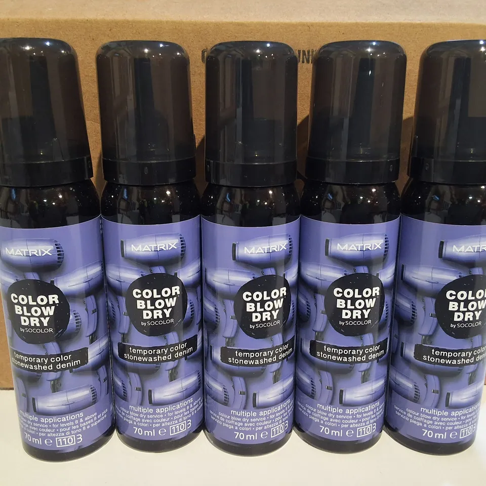 LOT OF 7 24-PACKS OF MATRIX 70ML TEMP COLOUR BLOW DRY 70ML