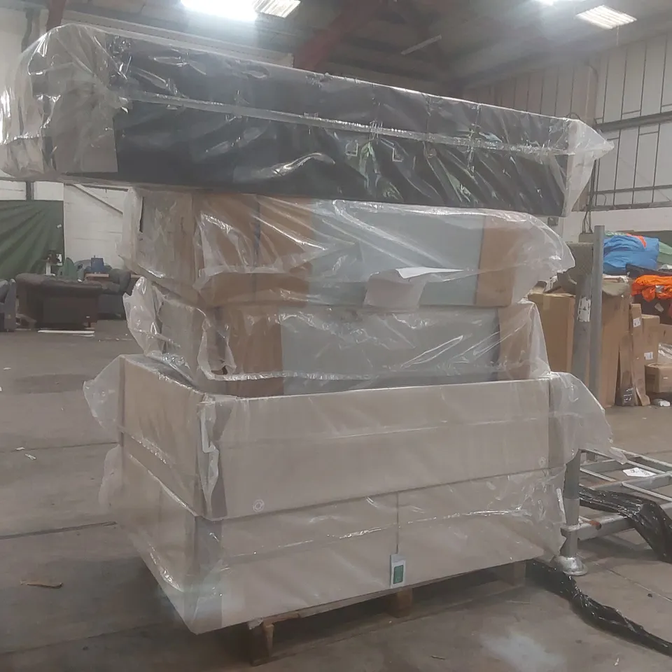 PALLET CONTAINING 5x ASSORTED DIVAN BASE PARTS