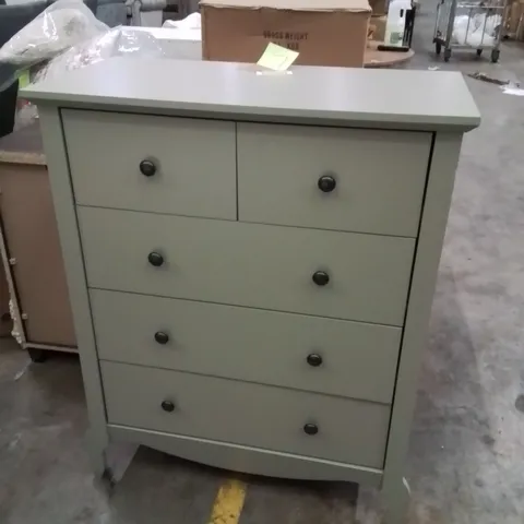 CHEST OF DRAWERS 5 DOORS GREEN