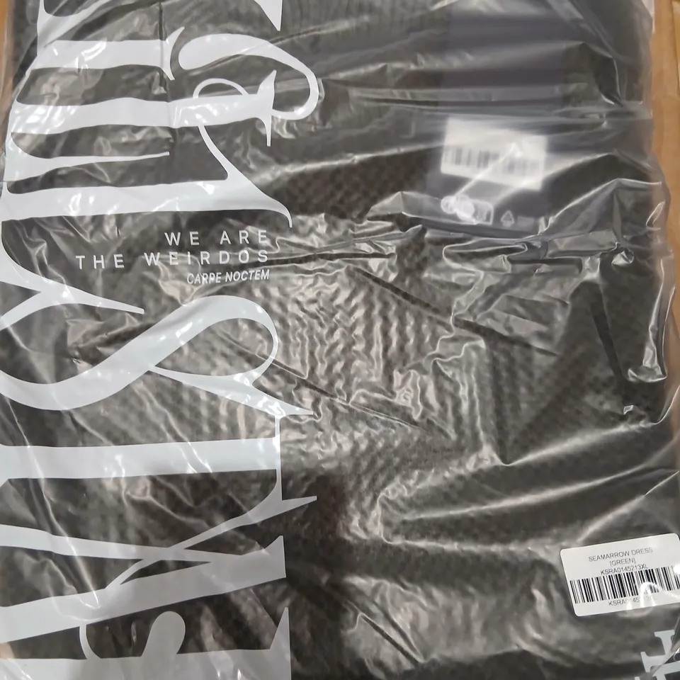 APPROXIMATELY 18 BRAND NEW KILLSTAR SEAMARROW DRESS GREEN