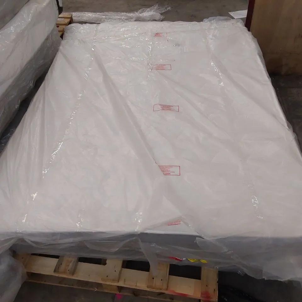 QUALITY BAGGED 4'6" DOUBLE CLOUDS MEMORY SPRUNG OPEN COIL MATTRESS 