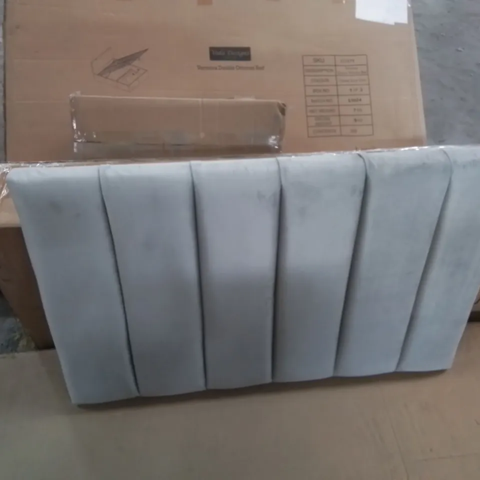 VELVET LINED SINGLE HEADBOARD 